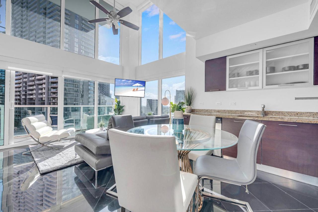 Iconic 2 Bedroom Loft Brickell-Stunning Views Miami Esterno foto