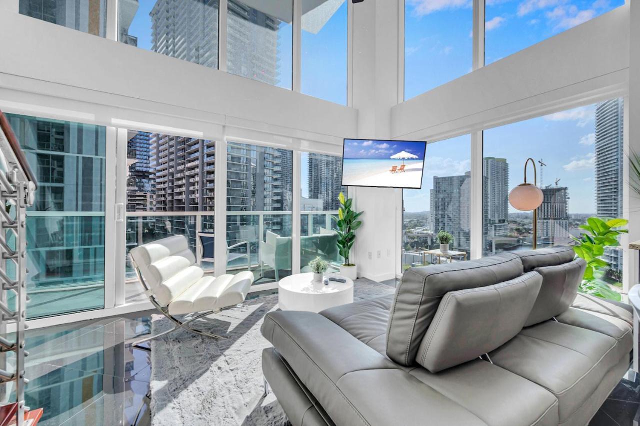 Iconic 2 Bedroom Loft Brickell-Stunning Views Miami Esterno foto