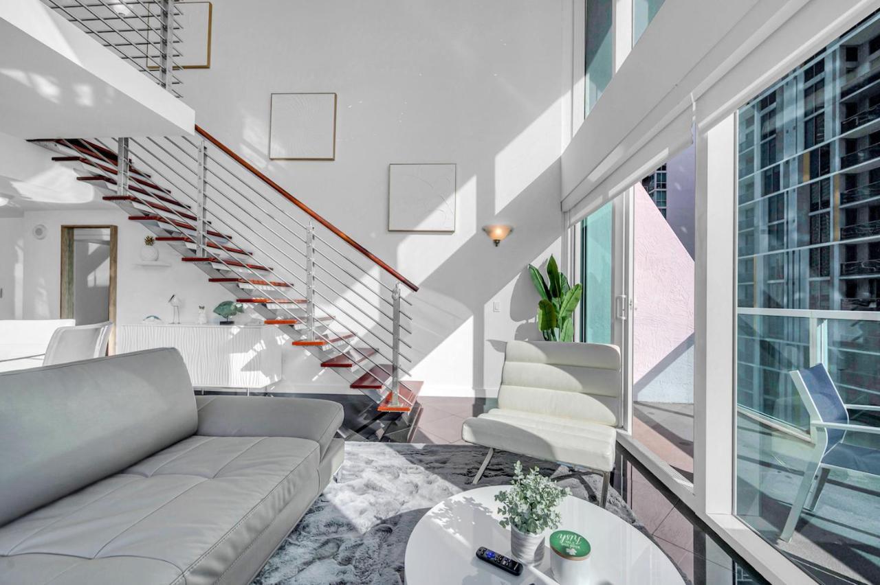 Iconic 2 Bedroom Loft Brickell-Stunning Views Miami Esterno foto