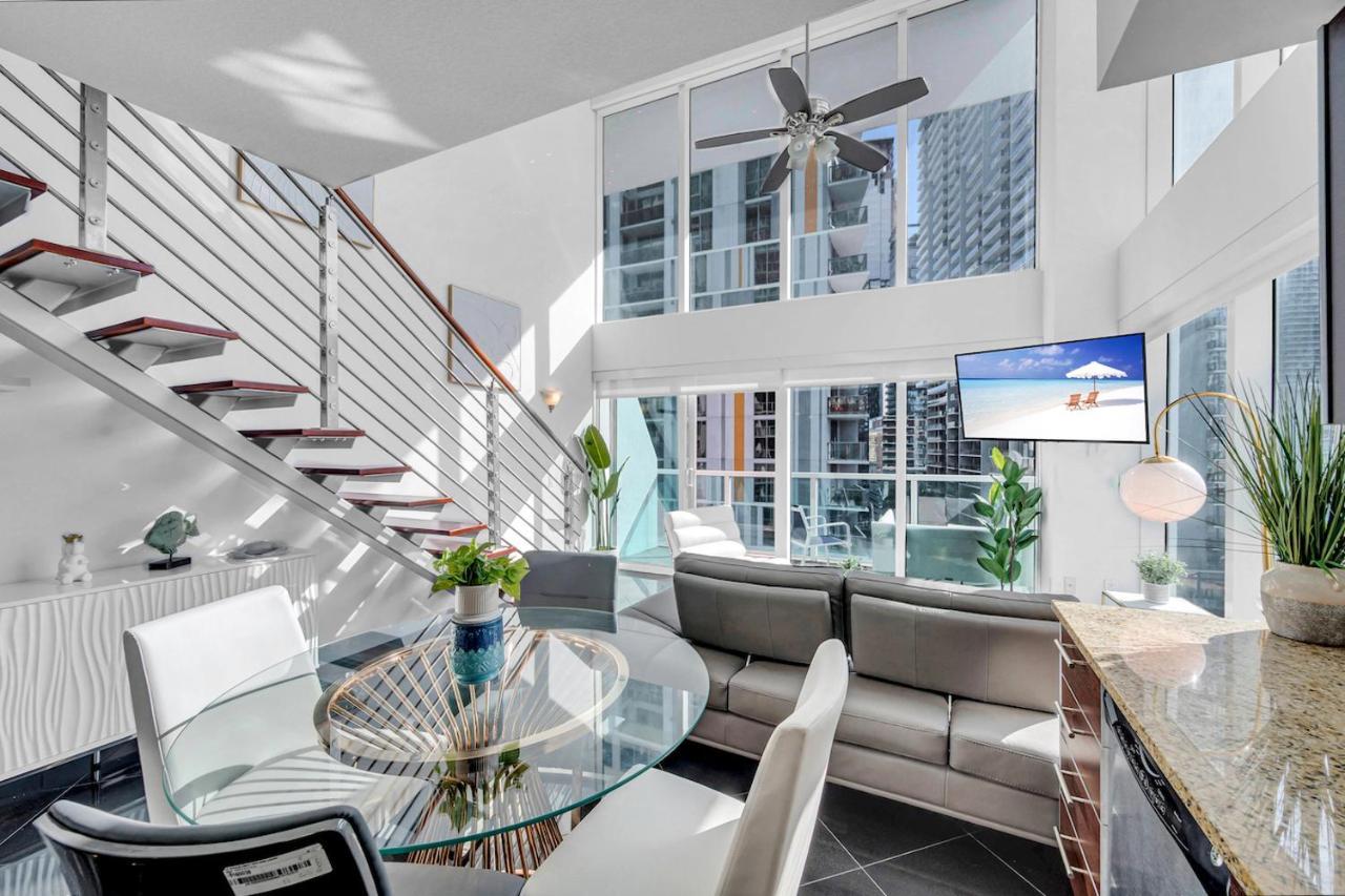 Iconic 2 Bedroom Loft Brickell-Stunning Views Miami Esterno foto